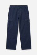Relaxed Fit Baby Canvas Cotton Cargo Pant – Navy