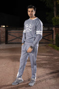 Gambluss Space Blue Momentum Tracksuit | Imported Scuba 4-Way Stretch - Gambluss Wardrobe